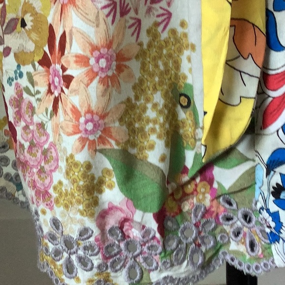 JOHNNY WAS jacket or kimono   beautiful pattern mixing - Picture 4 of 9